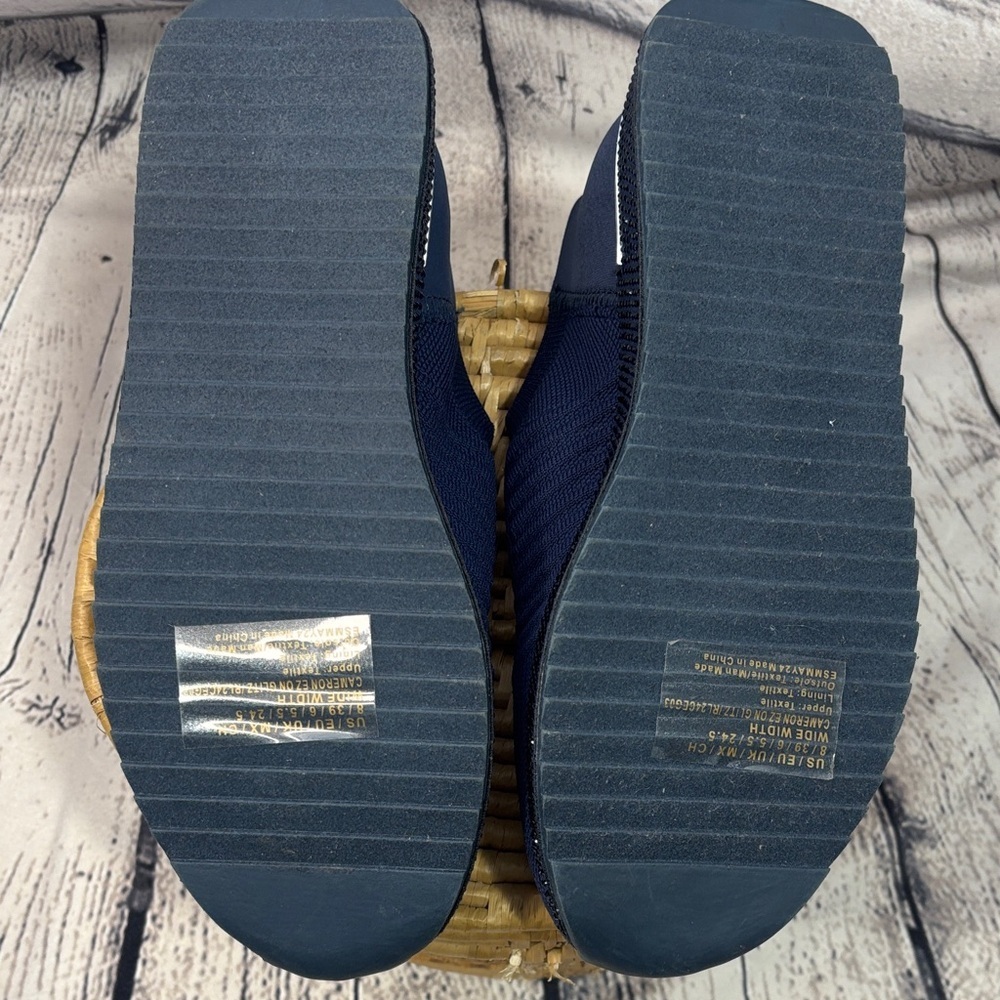 Kenneth Cole Navy Textured Sneakers - Picture 8 of 10